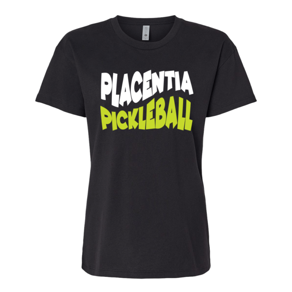 Placentia Pickleball Wavy Womens T-Shirt - Image 2