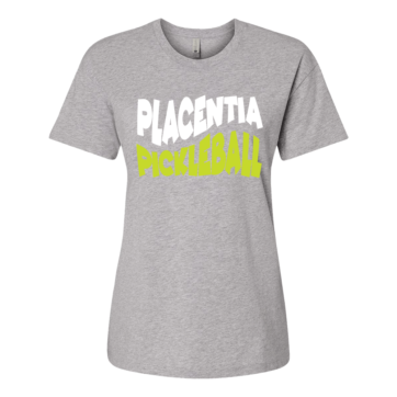 Placentia Pickleball Wavy Womens T-Shirt