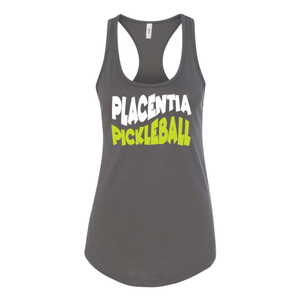 Placenta Pickleball Wavy Womens Tank Top - Image 2