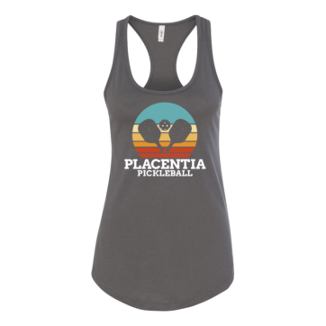 Placenta Pickleball Sunrise Womens Tank Top