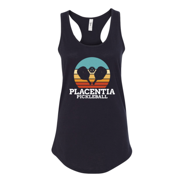 Placenta Pickleball Sunrise Womens Tank Top - Image 2